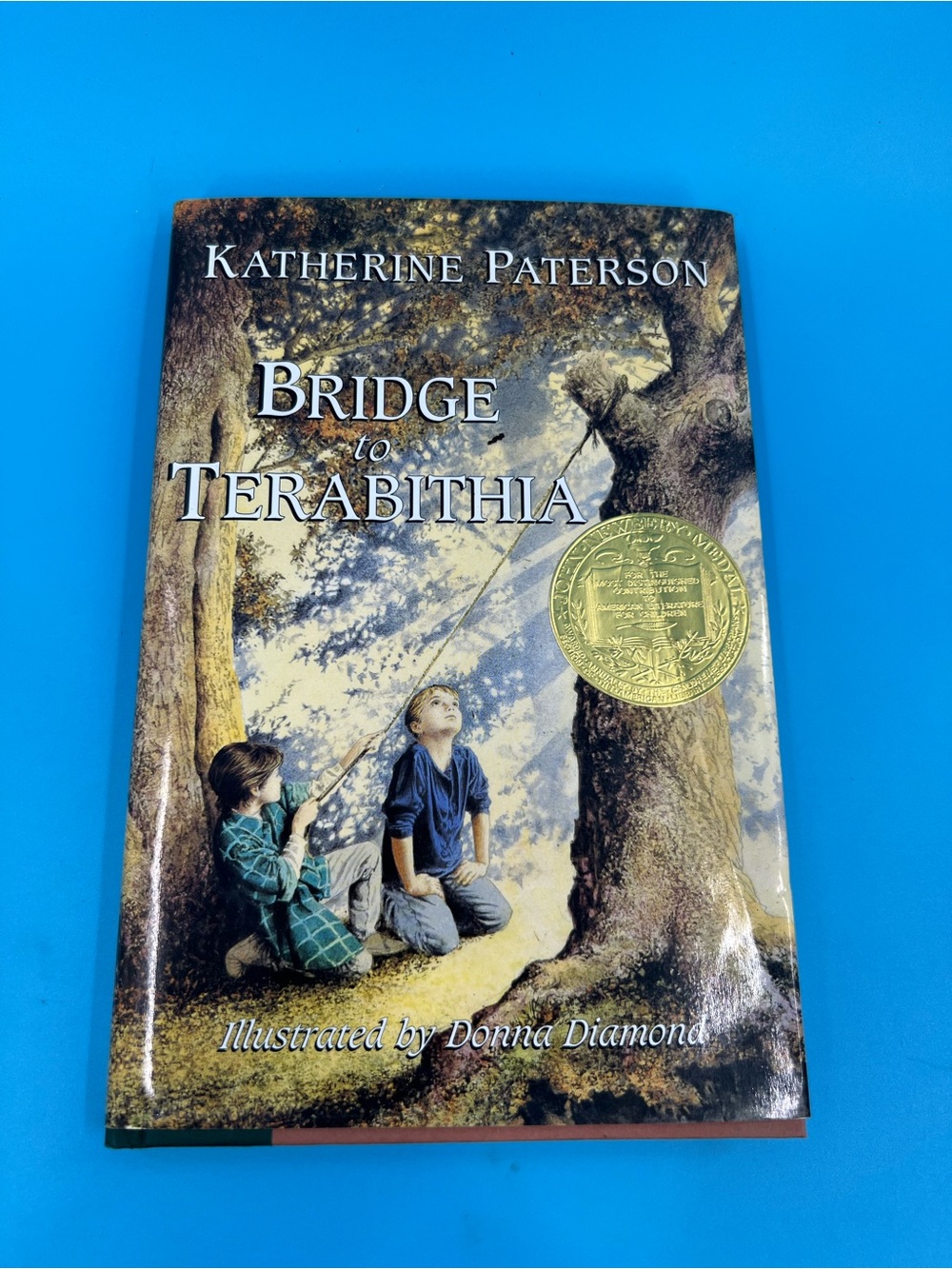 Bridge to Terabithia Katherine Paterson Newbery Medal Hardcover Novel